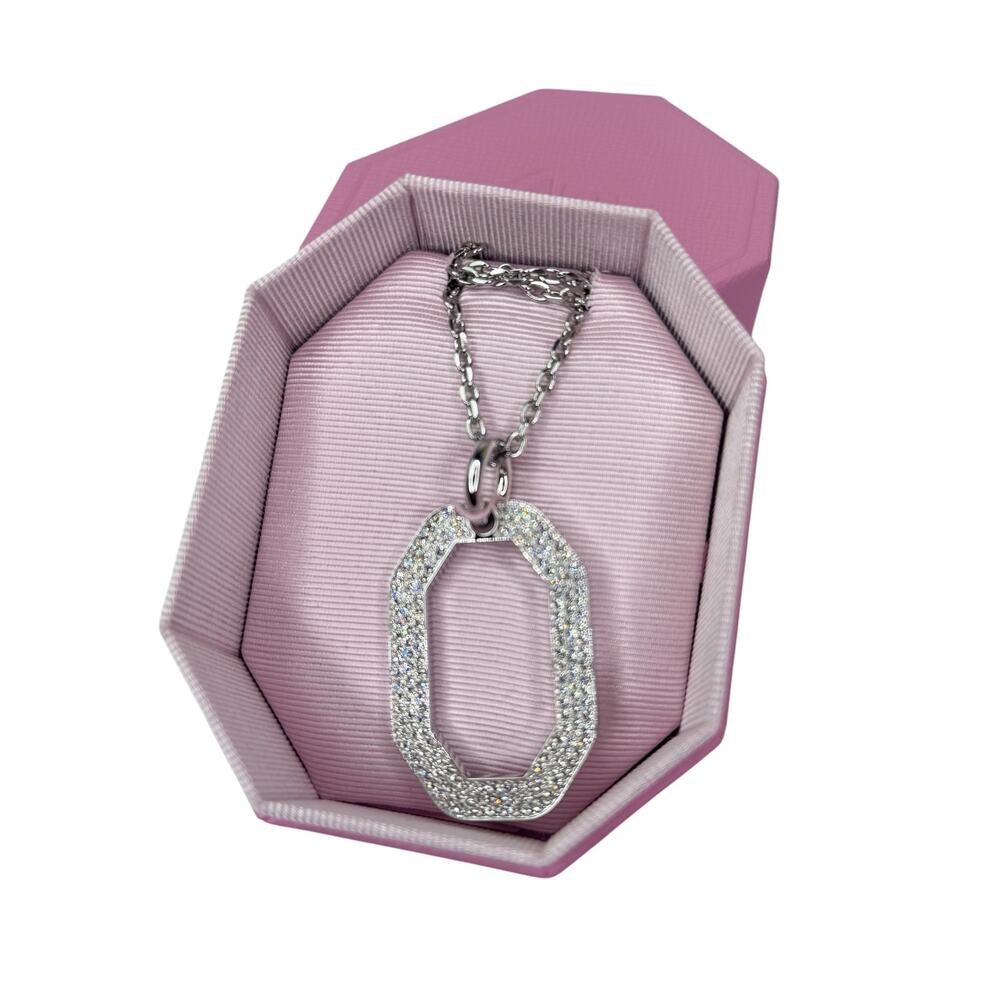 Swarovski Dextera pendant Octagon shape, Medium, Necklace Unisex